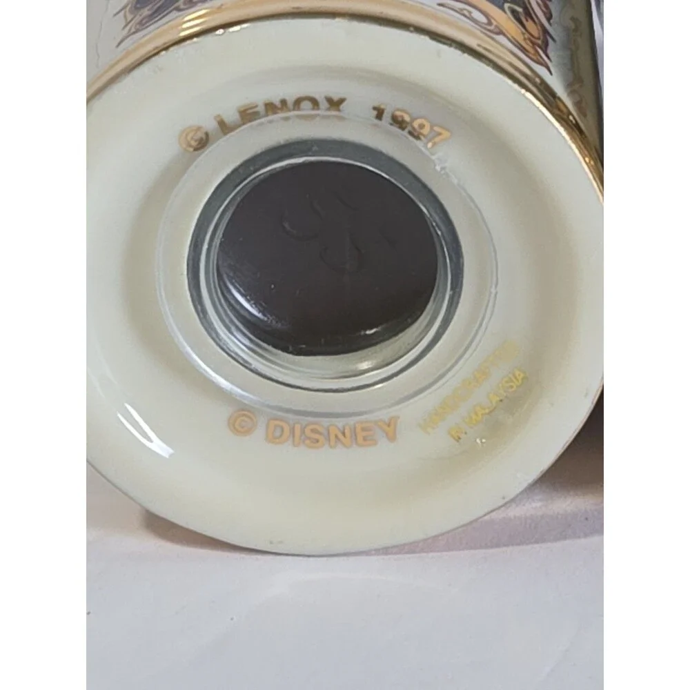 Lenox 1997 Disney Mickey Minnie Salt And Pepper Porcelain Shakers Complete